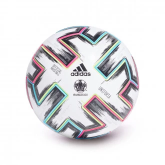 Balón Uniforia Pro Euro 2020-21 White-Black-Signal Green-Bright Cyan