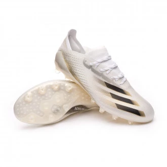 Scarpe X Ghosted .1 AG White-Black-Metallic Gold Melange