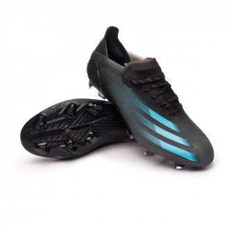 Scarpe X Ghosted.1 FG Core black-Signal cyan-Grey six