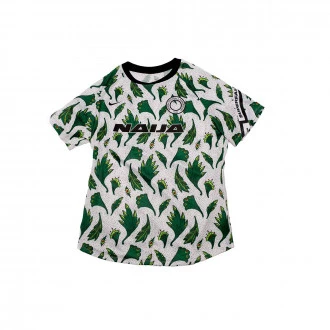 Camiseta Nigeria Pre-Match Top 2020-2021 Mujer White-Pine Green-Black