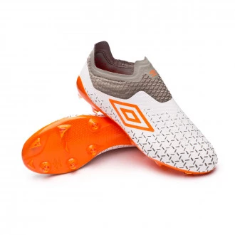 Bota Velocita V Elite FG White-Carrot-Frost gray