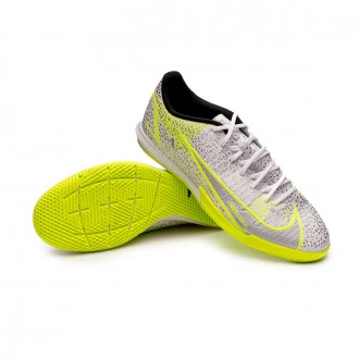 Scarpe Mercurial Vapor 14 Academy IC White-Black-Metallic Silver-Volt