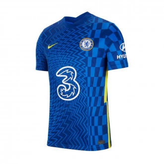 Camiseta Chelsea FC Primera Equipación Stadium 2021-2022 Lyon Blue-Opti Yellow