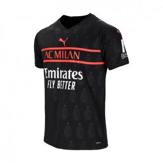 Camiseta AC Milan Tercera Equipación 2021-2022 Black-Red Blast