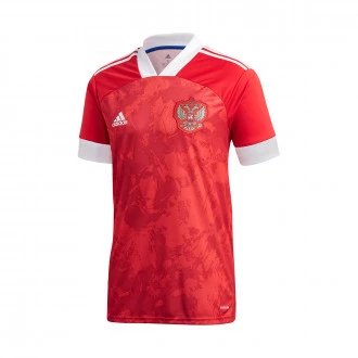 Camiseta Rusia Primera Equipación 2020-2021 Red-White