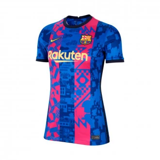 Maglietta FC Barcelona Terzo Kit Stadium 2021-2022 Donna Hyper royal-Varsity maize