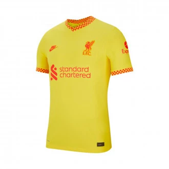 Camiseta Liverpool FC Tercera Equipación Match 2021-2022 Chrome Yellow