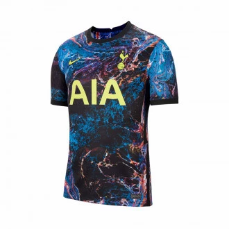 Camiseta Tottenham Hotspur FC Segunda Equipación Stadium 2021-2022 Black-Venom green