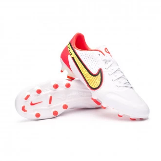 Bota Tiempo Legend 9 Academy FG/MG White-Bright Crimson-Black
