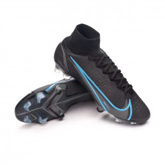 Scarpe Mercurial Superfly 8 Elite FG Black-Iron Grey-University Blue
