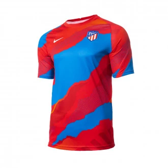 Camiseta Atlético de Madrid Pre-Match 2021-2022 Global Red-Global Red