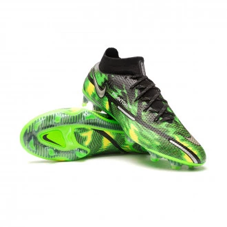 Scarpe Phantom GT2 Elite DF FG Black-Platinum-Green Strike
