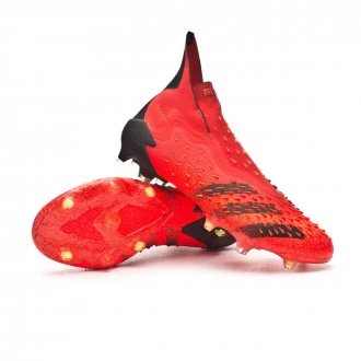 Scarpe Predator Freak + FG Red-Black-Solar Red