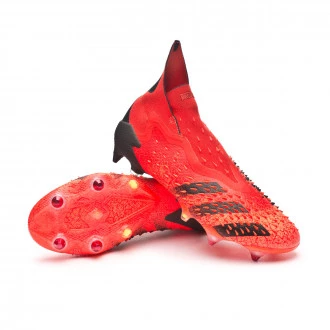 Scarpe Predator Freak + SG Red-Black-Solar Red