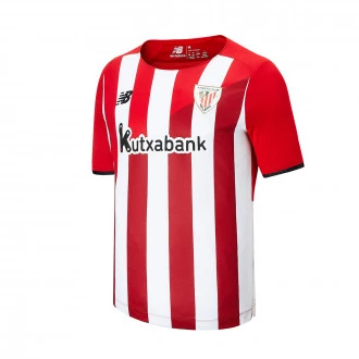 Maglietta AC Bilbao Primo Kit 2021-2022 Red-White