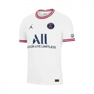 Camiseta Paris Saint-Germain FC Cuarta Equipación Match 2021-2022 White-Midnight Navy