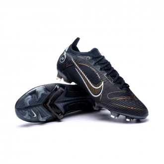 Scarpe Mercurial Vapor 14 Elite FG Black-Metallic Gold-Metallic Silver
