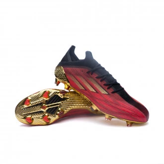 Scarpe X Speedflow .1 FG Vivid Red-Gold Metallic-Black