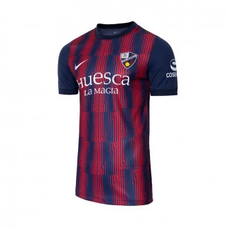 Maglia SD Huesca Prima Divisa Stadium 2022-2023 Midnight Navy-Gym Red-Obsidian-White