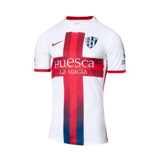 Maglia SD Huesca Secondo kit Stadium 2022-2023 White-University Red