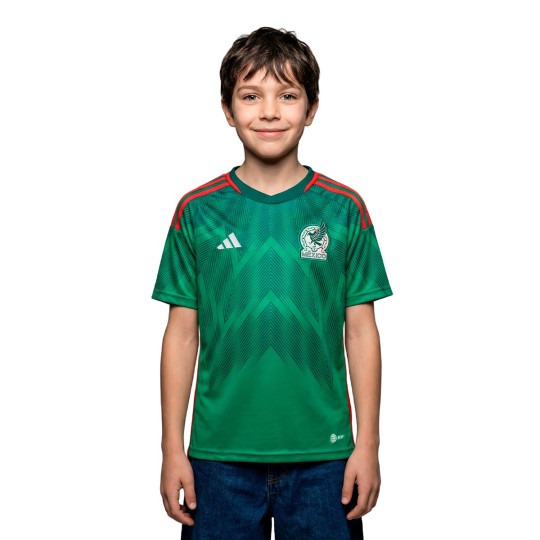 Maglietta adidas Messico Home Mondiali Qatar 2022 da Bambino
