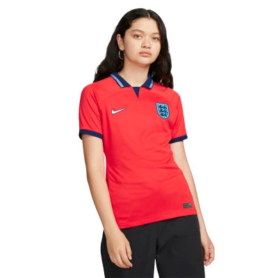Maglietta Inghilterra Seconda Divisa Stadium Mondiale Qatar 2022 Donna