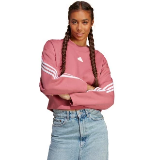 Sudadera Future Icons 3 Stripes Mujer Pink Strata