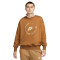 Felpa Nike Sportswear Fleece Oversize Sport Utility da Donna