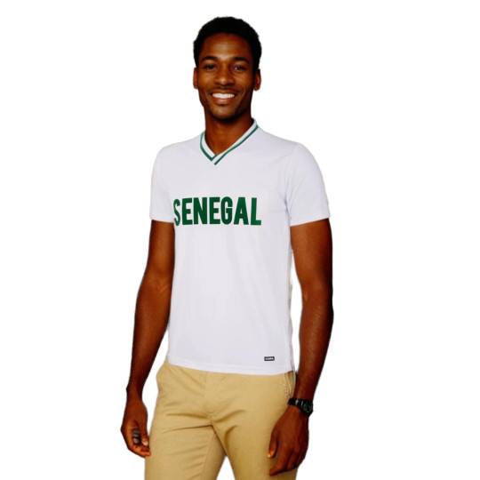 T-shirt Vintage Wilson - Sénégal - Taille XXXL - Blanc - Occasion Très Bon état - Homme