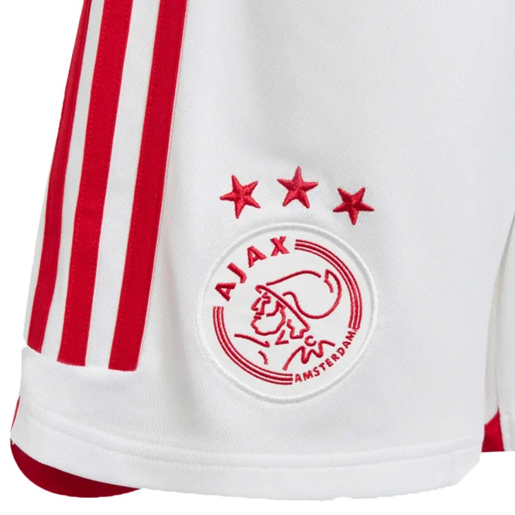 pantalon-corto-adidas-ajax-de-amsterdam-primera-equipacion-2023-2024-nino-white-2