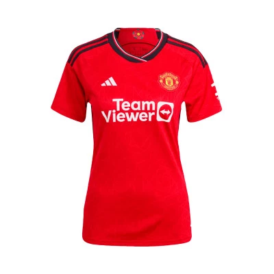 Maglietta Manchester United FC Prima Divisa 2023-2024 Donna