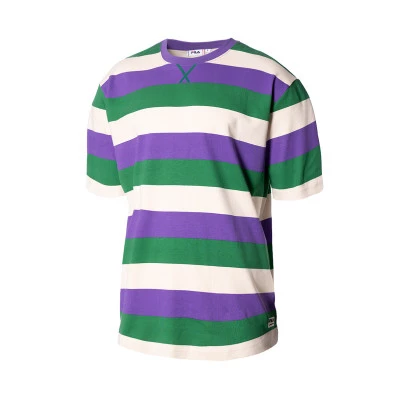 Maglietta Taichung Striped Shoulder Tee