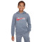 Felpa Nike Sportswear Air Print Hoody Fleece Bb da Bambino