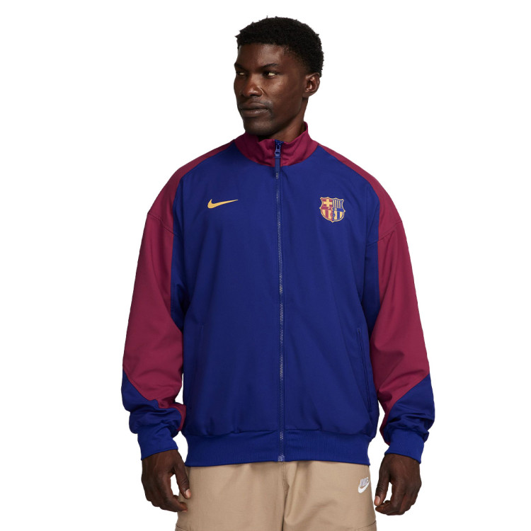 FC Barcellona Giacca Antivento Bambini – Collezione Ufficiale Barça, Poliestere, Taglia Kids