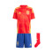 Completo adidas Spagna Home Kit Euro 2024 per bambini