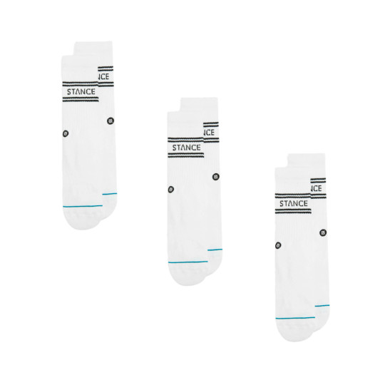 Stance Calzini Basic Crew [Confezione Da 6], Cotone Morbido Con Supporto Arco, Uomo E Donna