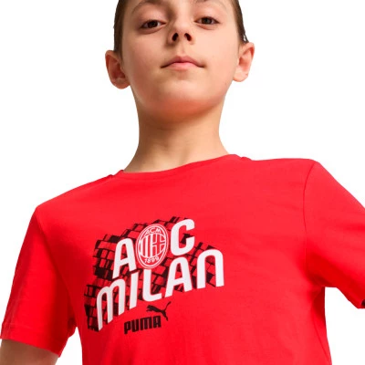Maglietta AC Milan Fanswear 2024-2025 da Bambino