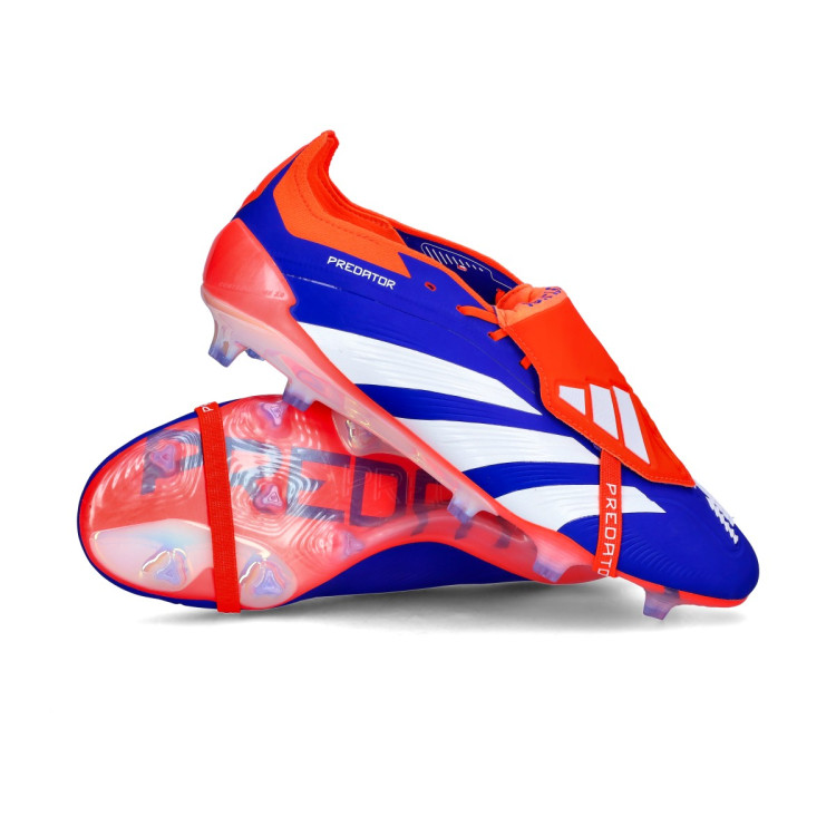 シューズ adidas PREDATOR ELITE FT FG 24cm Scarpe adidas Predator Elite FT FG Lucid Blue-White-Solar Red