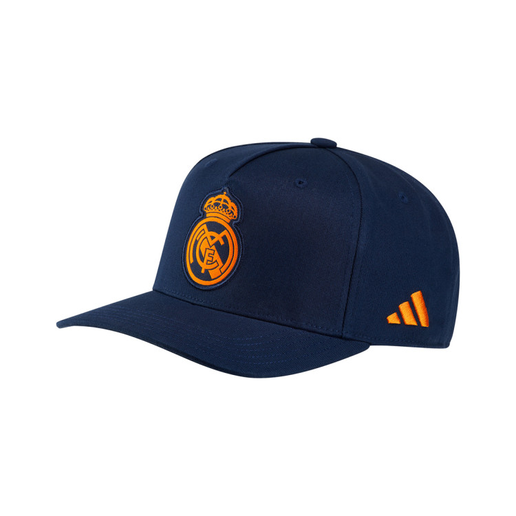 Cappello adidas Real Madrid 2024-2025 Team Navy Blue-Crew Orange