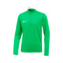 Academy Pro 24 con mezza zip da Bambino-Green Spark-Green Spark-White