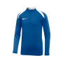 Strike 24 con mezza zip da Bambino-Royal Blue-Royal Blue-White