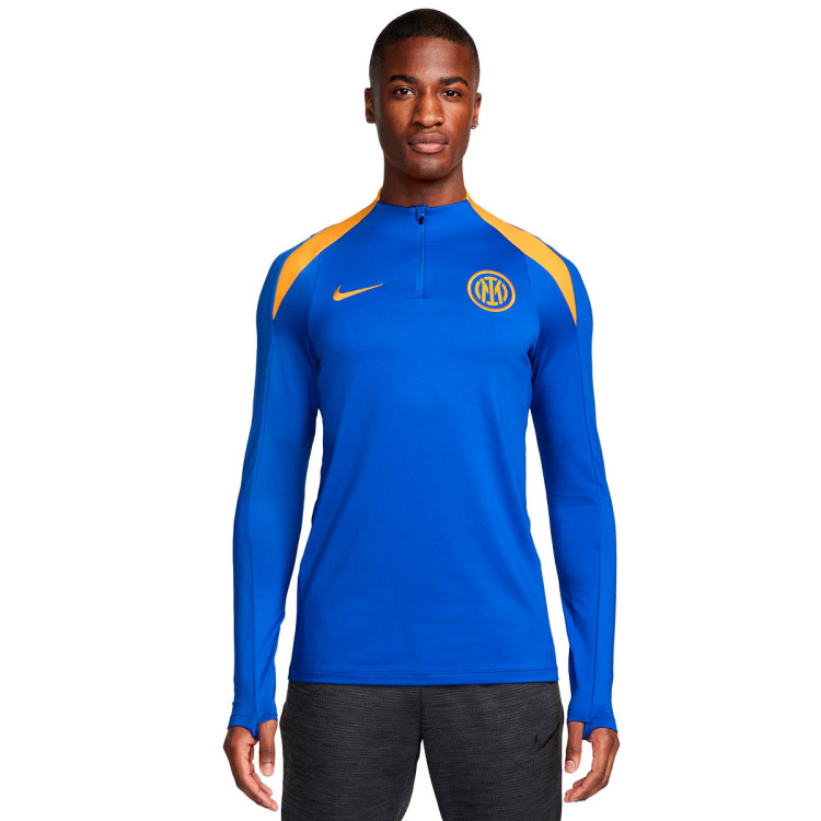 Felpa Nike Inter Training 2024-2025 Lyon Blue-University Gold