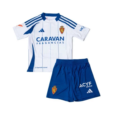 Completo Real Zaragoza Home Kit 2024-2025 da Bambino