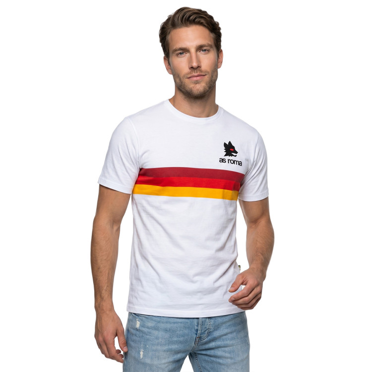 Shirtzshop Maglietta Uomo SPQR Roma 2.0 - Bianca, Taglia L, Senatus Populusque Romanus