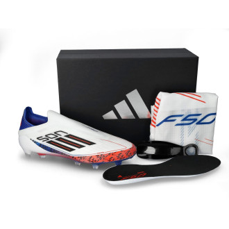F50 Elite LL FG Son White-Core Black-Bright Red