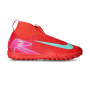 Air Zoom Mercurial Superfly 10 Academy Turf da Bambino-Ember Glow-Aurora Green