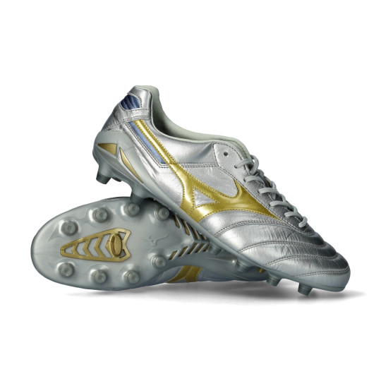 Scarpe Mizuno Morelia DNA Made In Japan FG Galaxy Silver-Gold-Gold