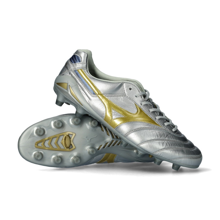 MORELIA DNA サッカーシューズ シルバー/ゴールド MIZUNO ミズノ モレリア DNA JAPAN(シルバー×ゴールド