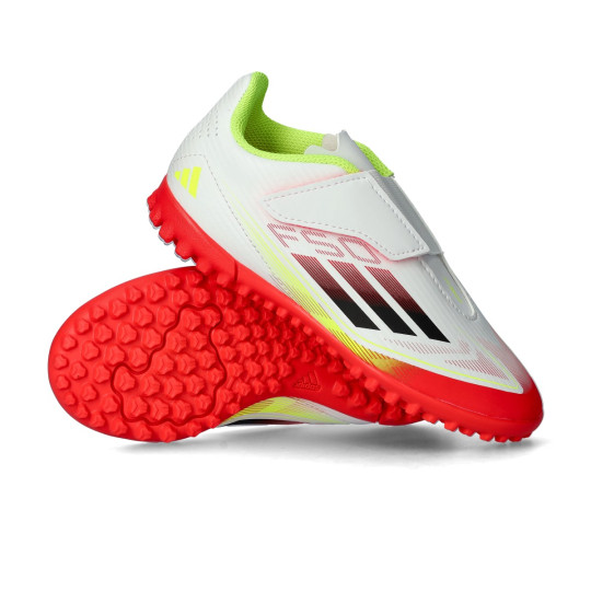 Scarpe adidas F50 Club a Strappo Turf da Bambino