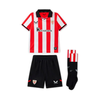 Completo Athletic Club Bilbao Home Kit 2025-2026 da Bambino